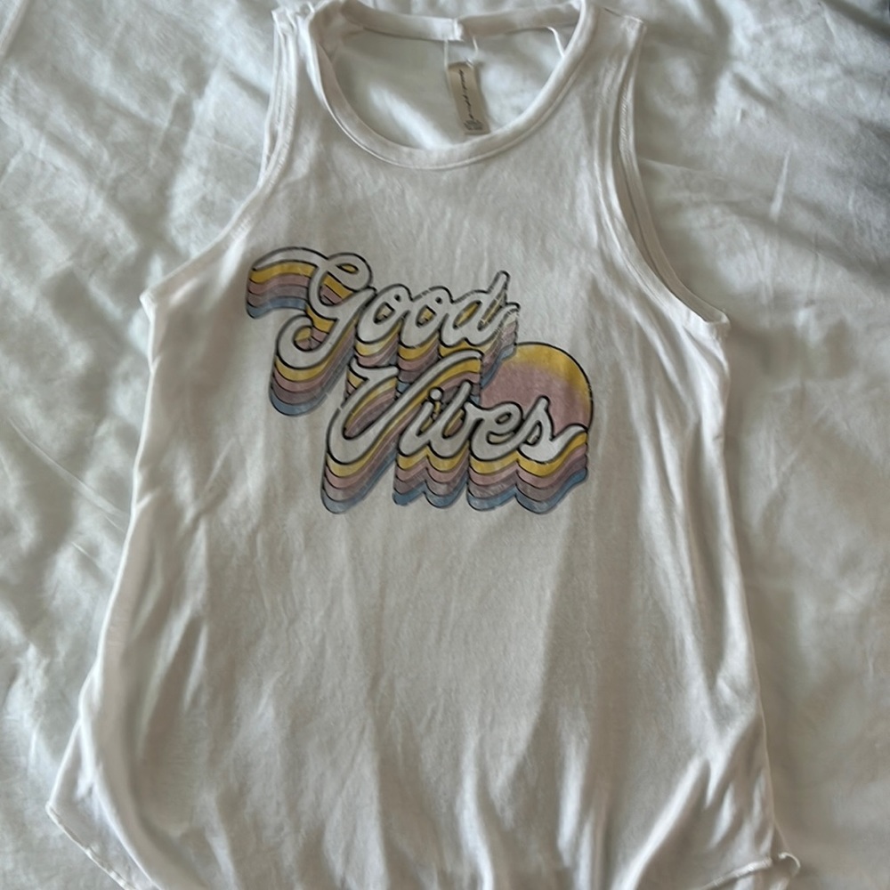 Spiritual Gangster “good vibes” backless tank